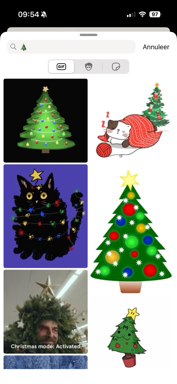 Kerstbericht whatsapp