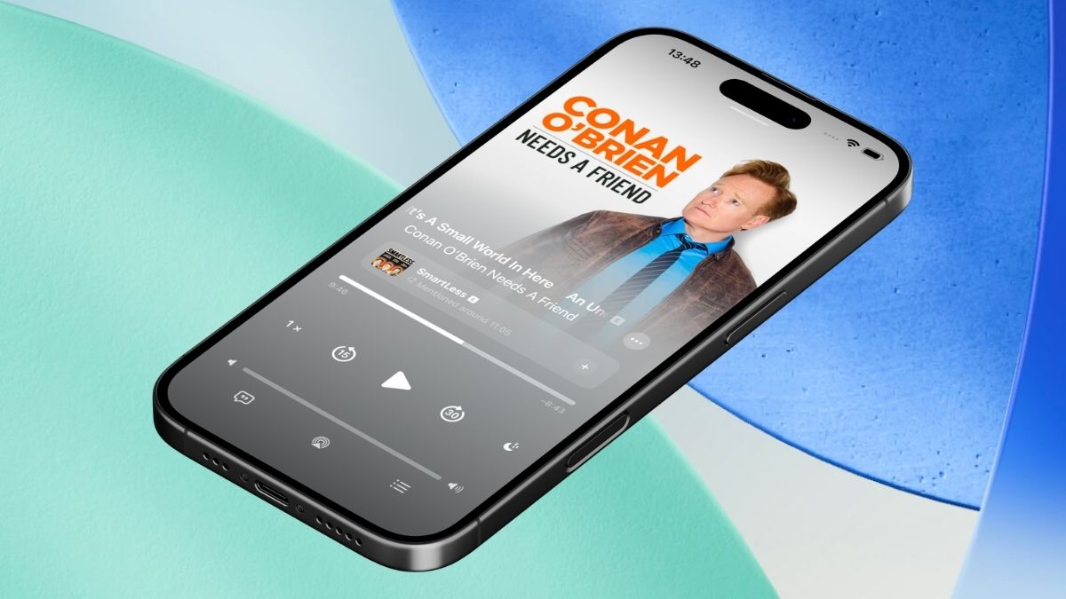 iPhone met Conan o'Brien podcast