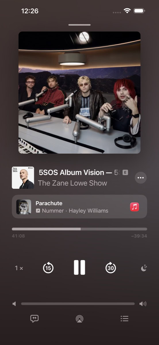 Zane Lowe podcast met verwijzing naar Apple Music