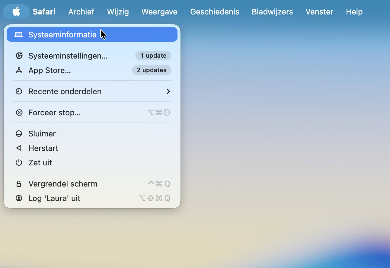 Instructiefoto: Appeltje