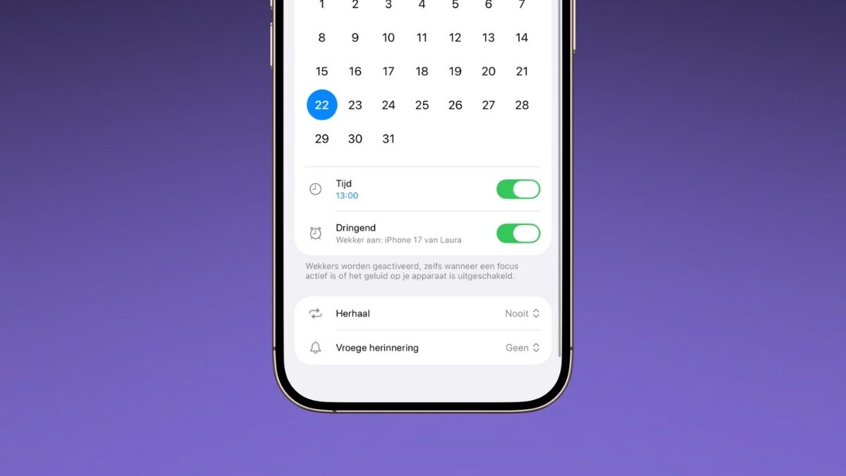 Wekker herinneringen