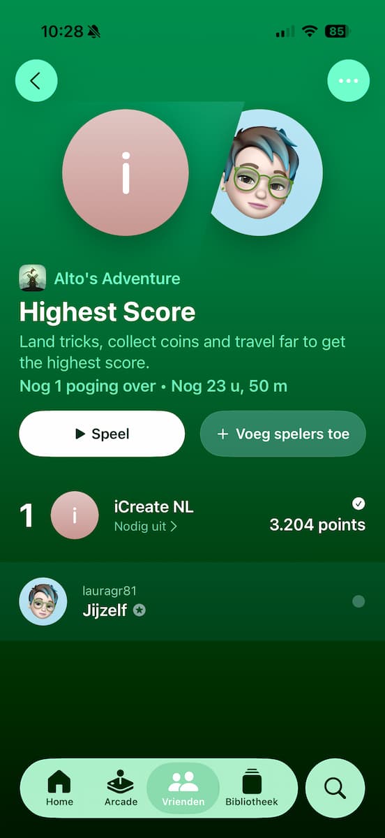 Instructiefoto: Tussenstand