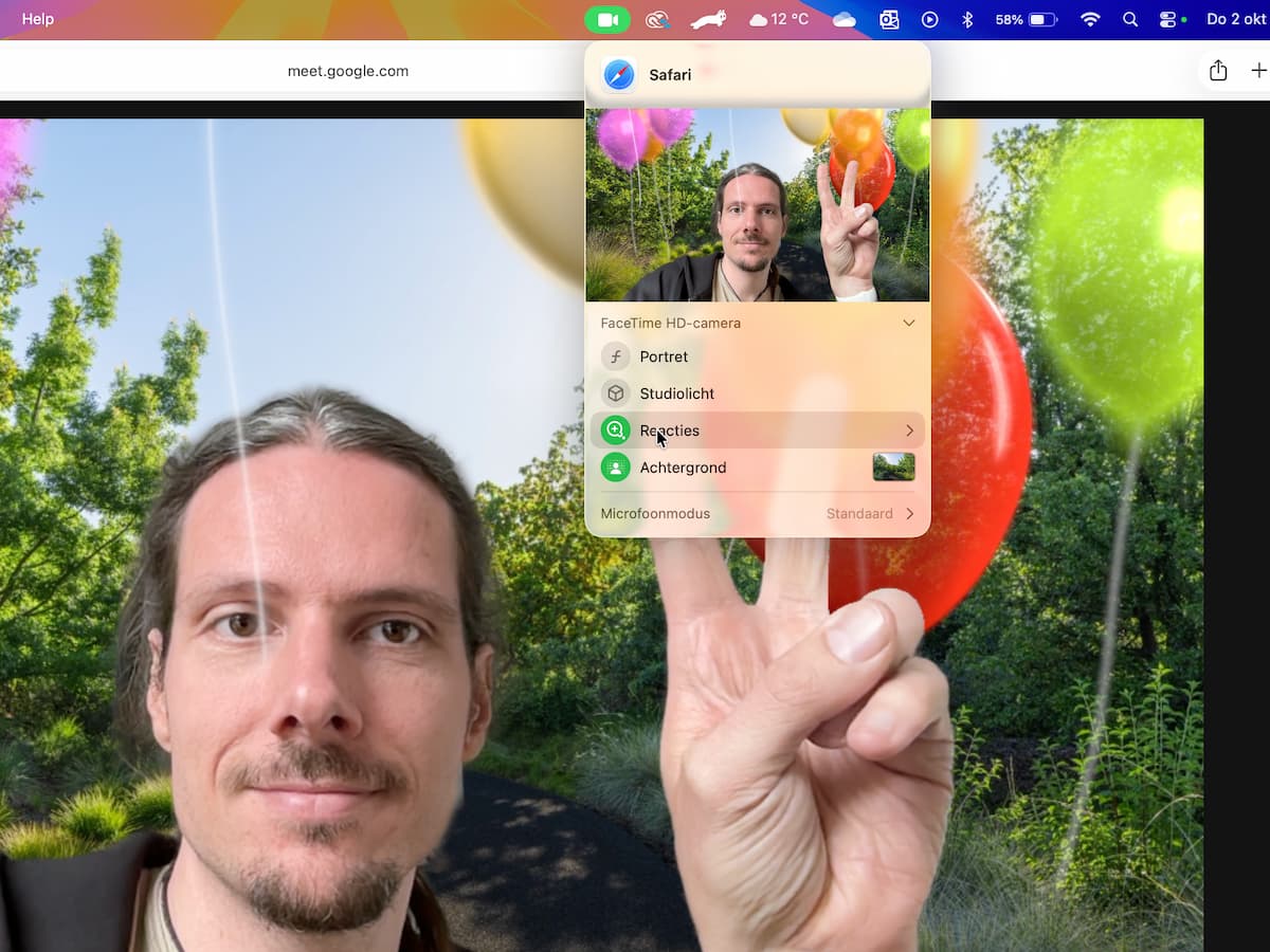 Instructiefoto: In externe apps