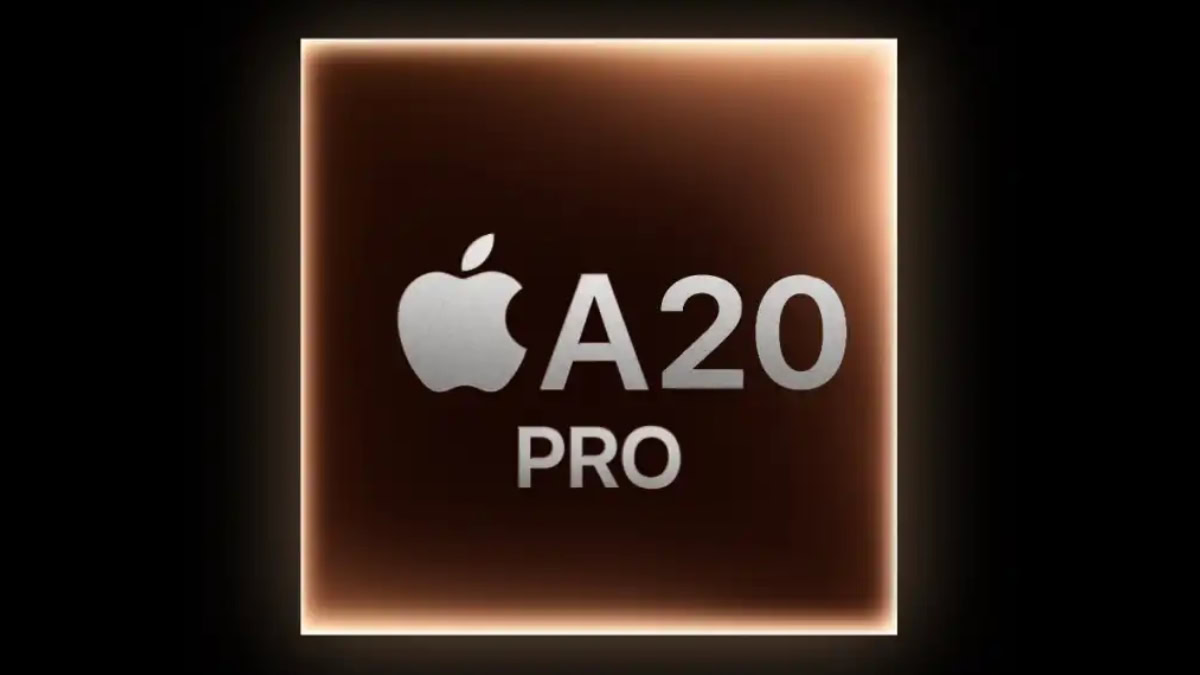 Concept van logo A20 Pro-chip