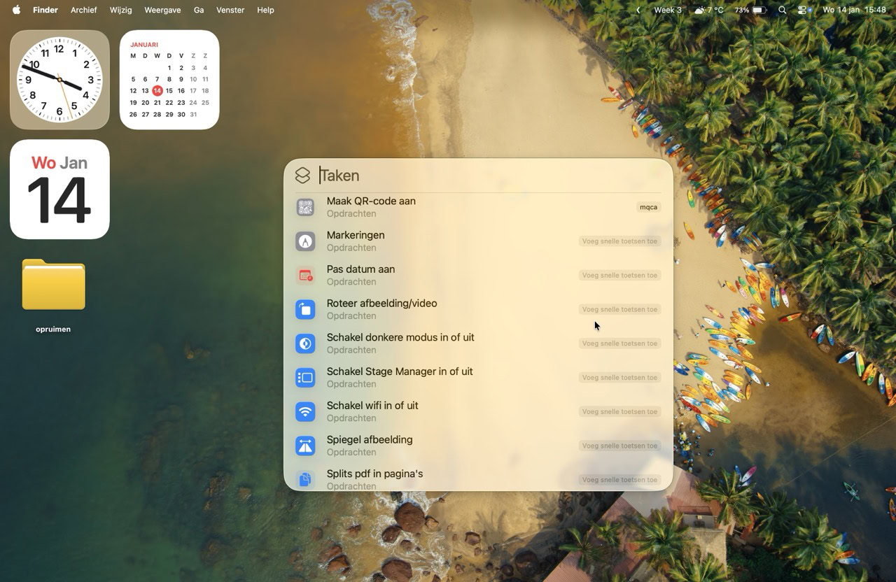 Takenlijst in Spotlight