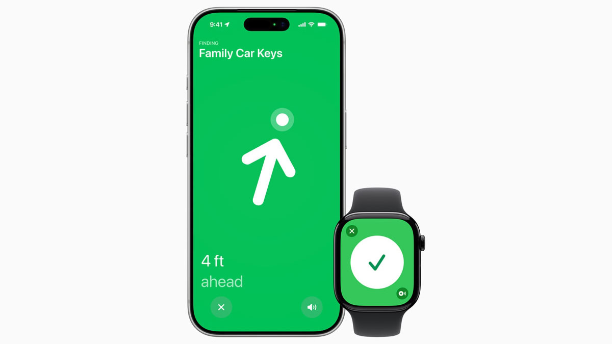 Nauwkeurig zoeken naar AirTag met iPhone en Watch