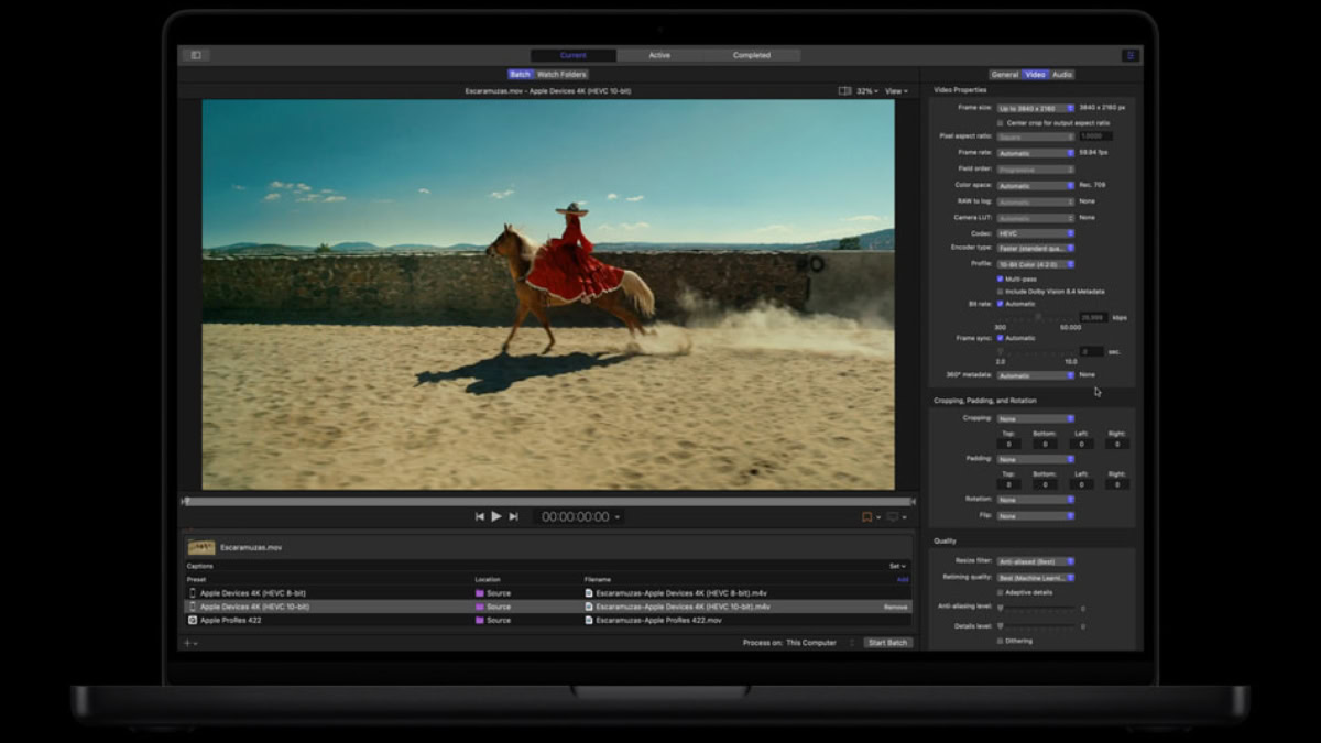 Compressor in Apple Creator Studio