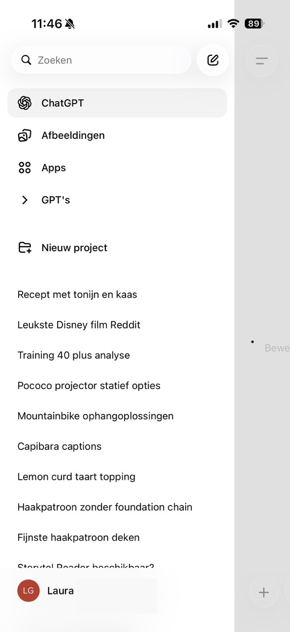 Open je account en de instellingen