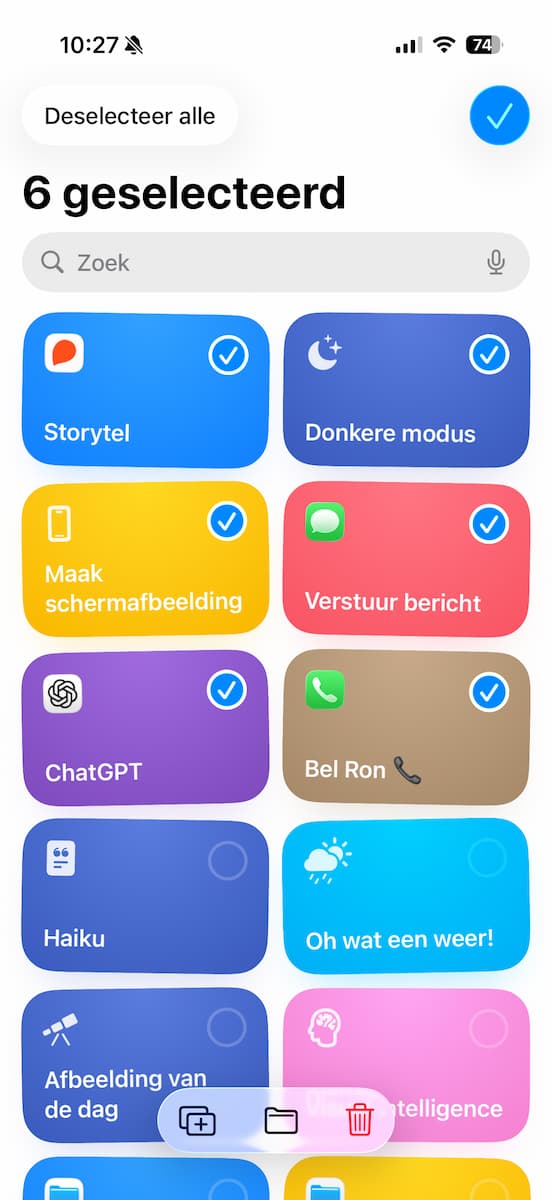 Instructiefoto: Voeg opdrachten toe