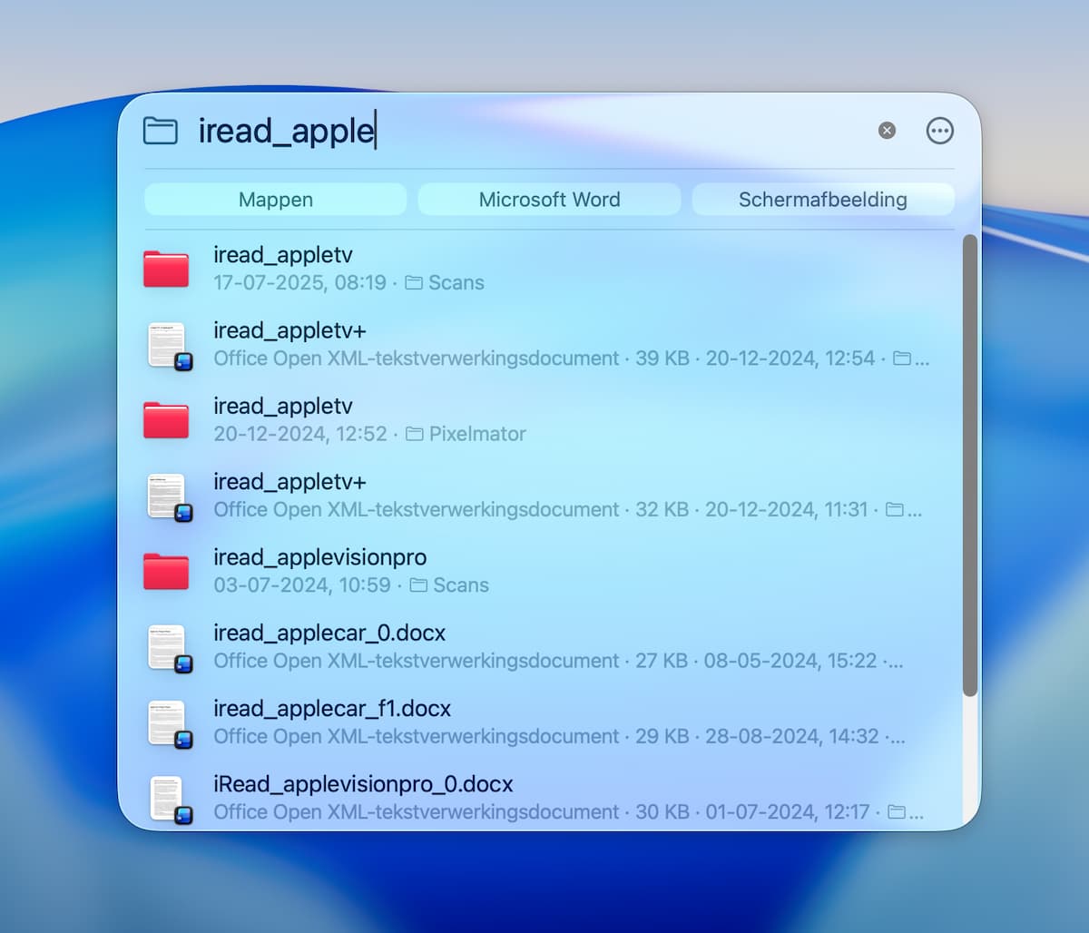 Instructiefoto: Zoeken