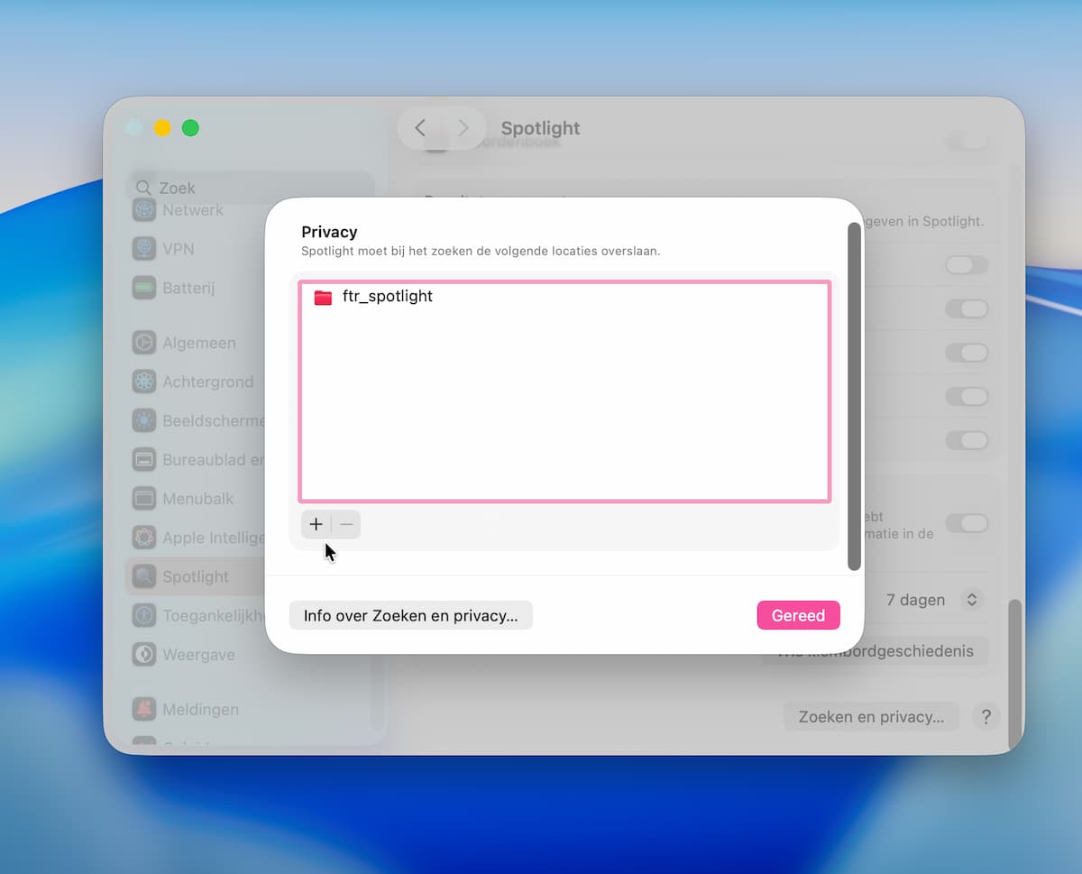 Instructiefoto: Zoeken en privacy