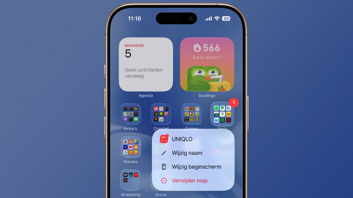 iPhone notificatiebolletje