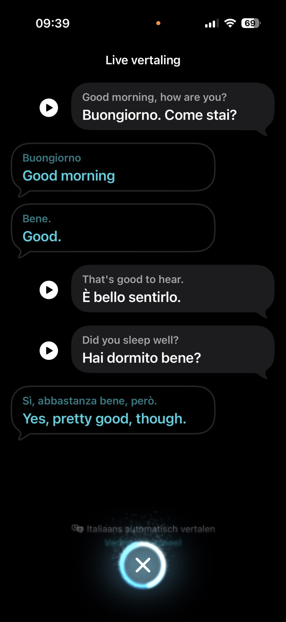 Instructiefoto: Praten maar