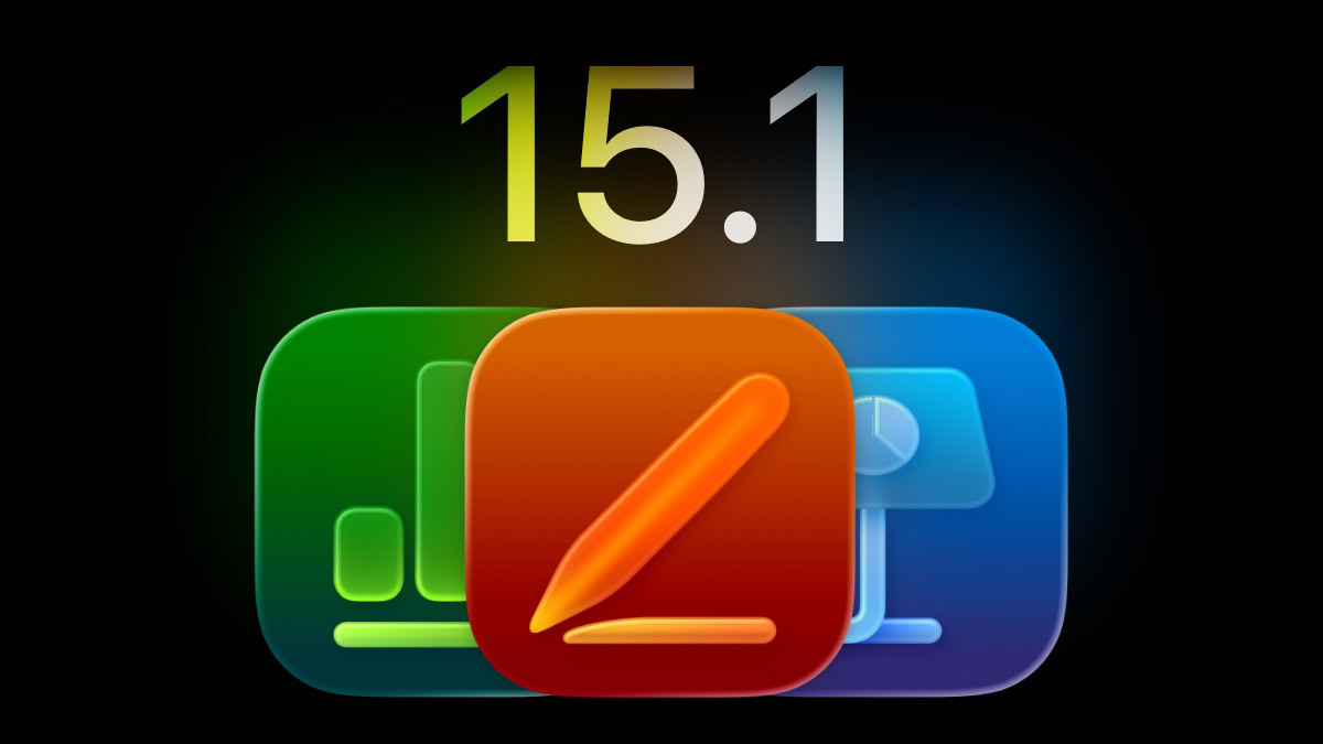 Pages, Keynote, Numbers 15.1