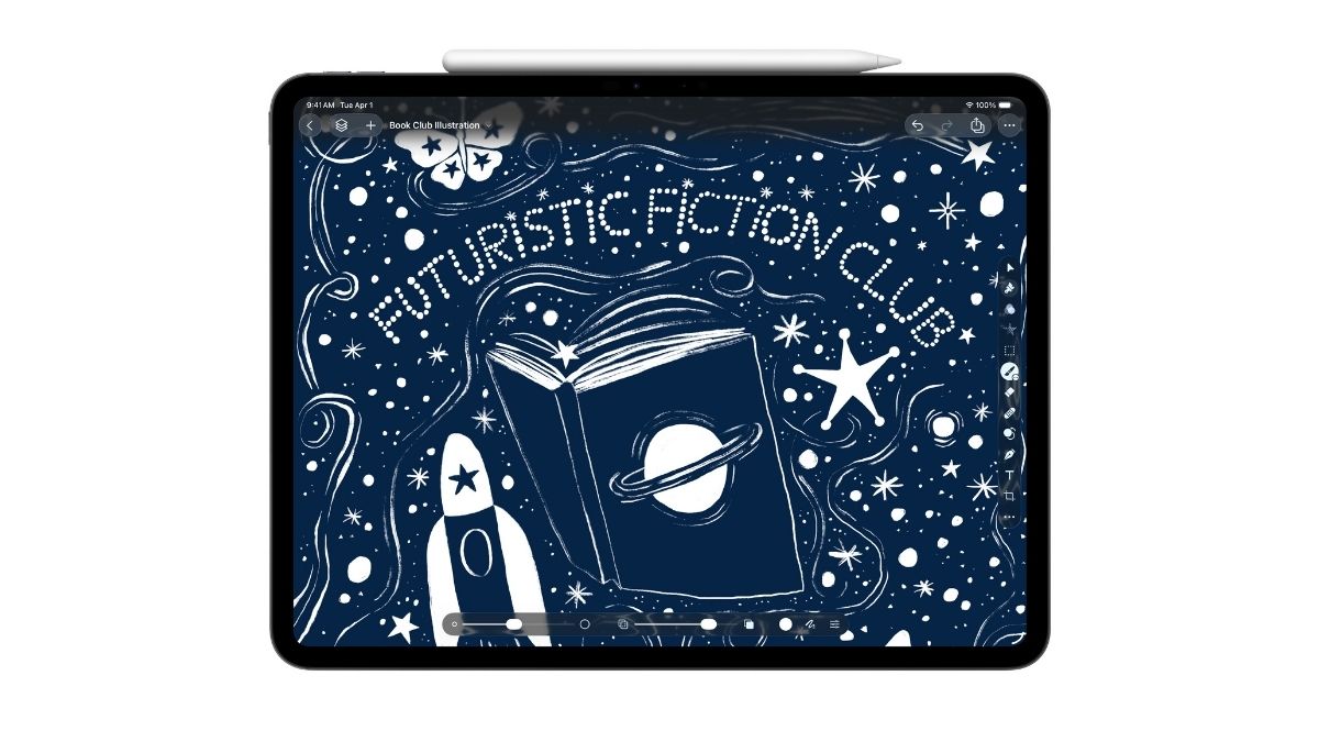 Pixelmator Pro op de iPad
