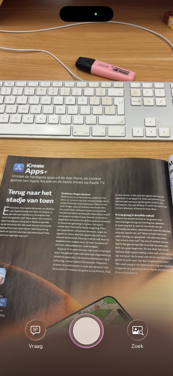 Laat de tekst analyseren