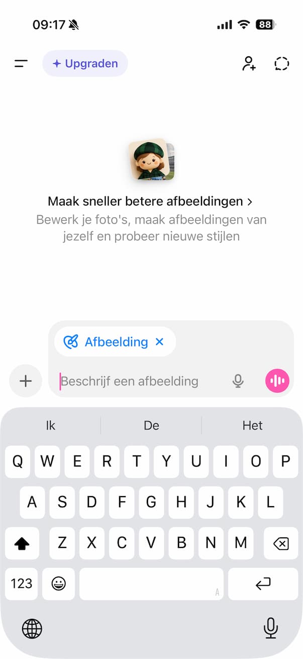 Afbeelding maken met ChatGPT