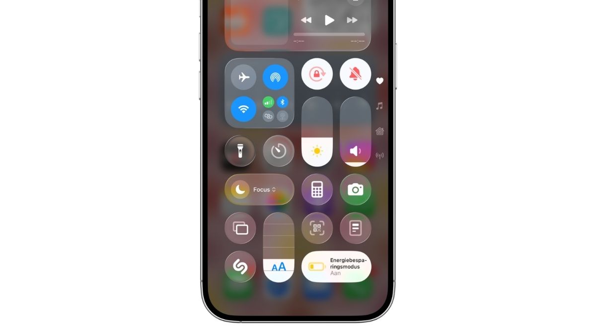 Energiebesparingsmodus activeren in bedieningspaneel