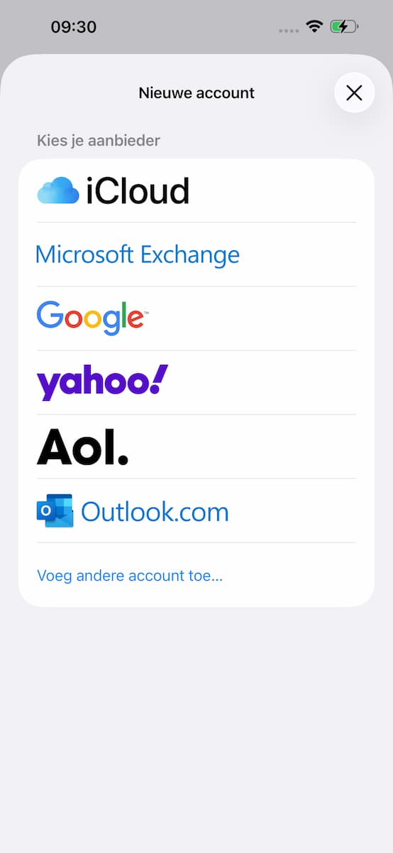 Instructiefoto: Inloggen