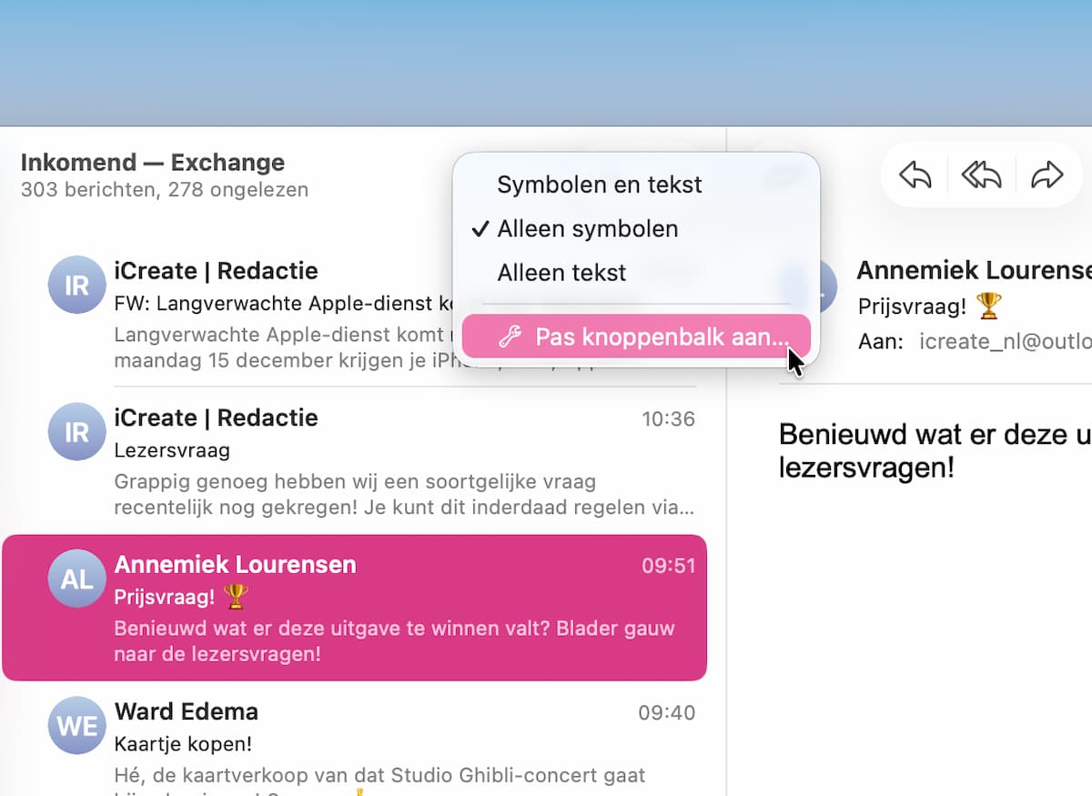 Instructiefoto: Instellingen
