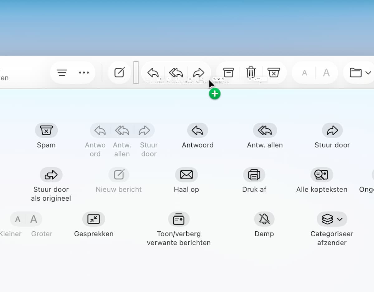 Instructiefoto: Terug
