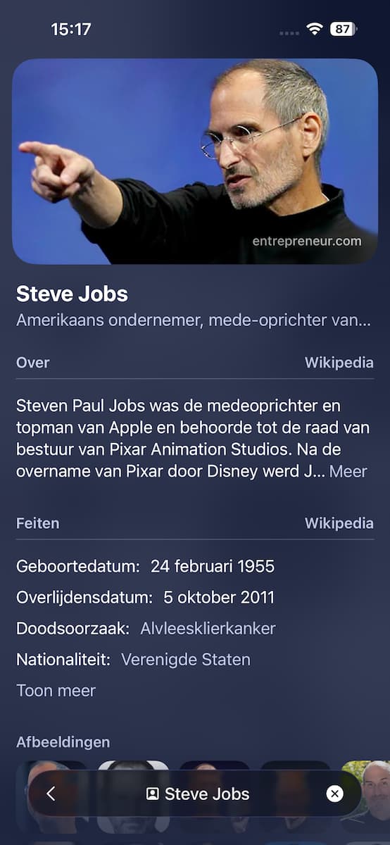 Instructiefoto: Verzameling