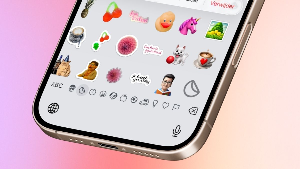 Genmoji verwijderen header