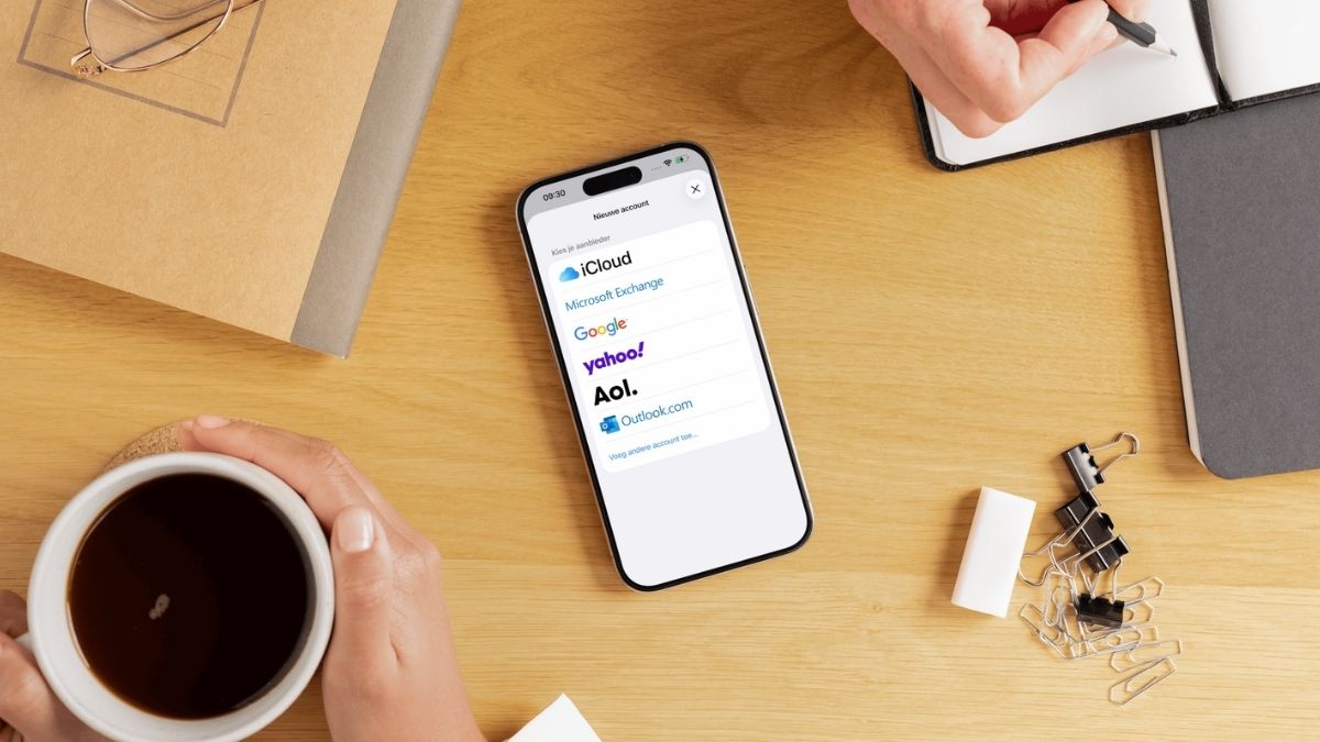 Inloggen op Mail-app iPhone