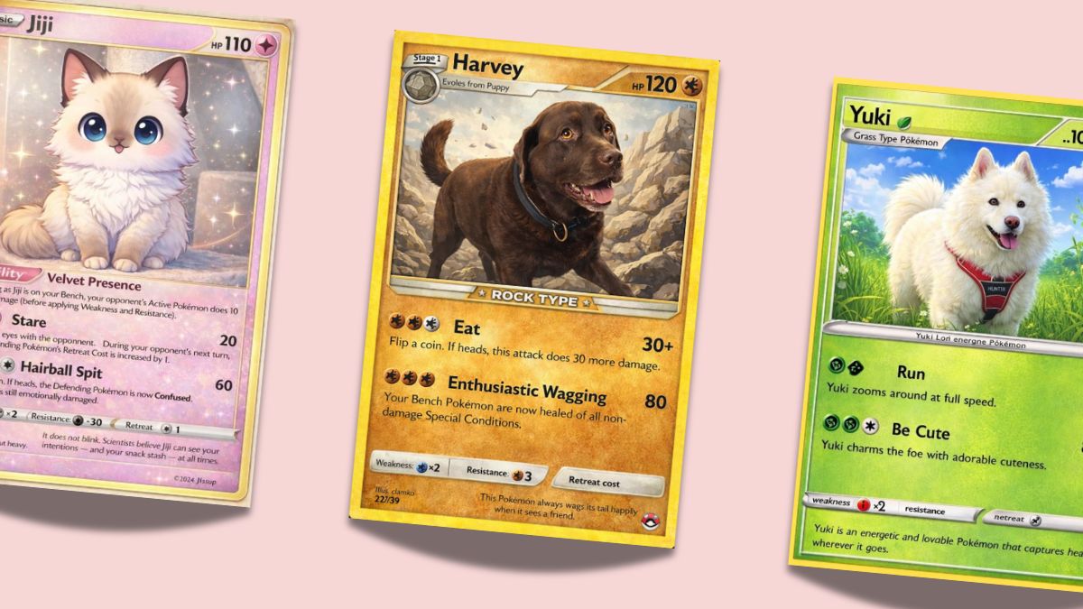 Pokemonkaart huisdieren