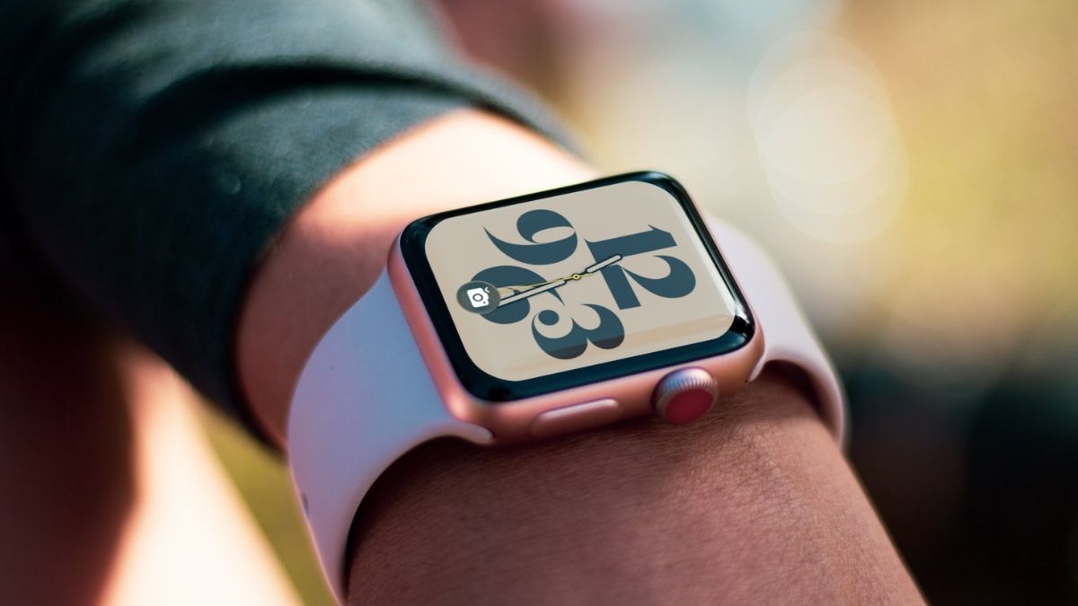 Apple Watch om pols met tip van Camera-app