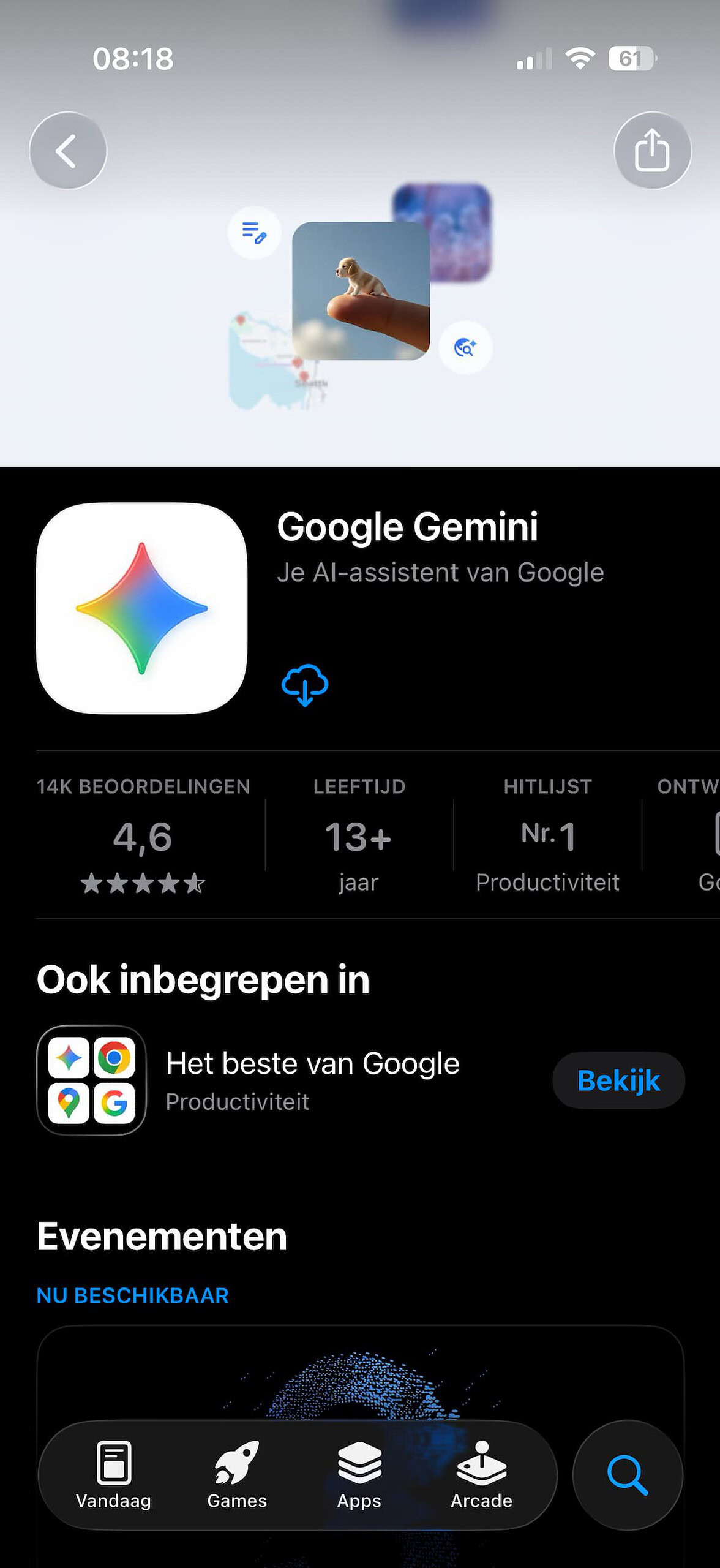 Instructiefoto: Open Gemini