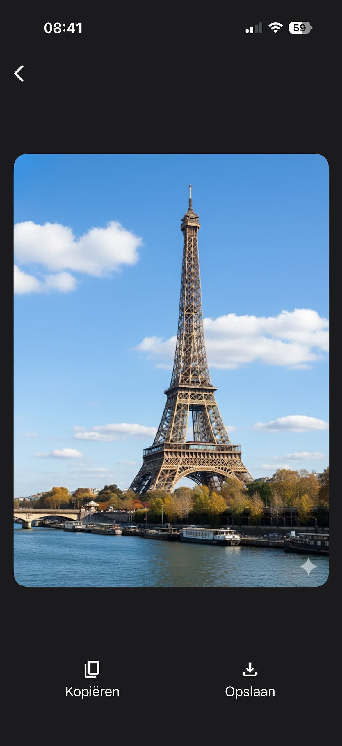 Instructiefoto: Opslaan