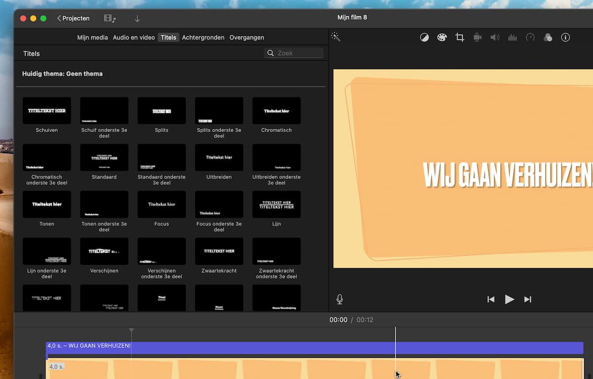 Instructiefoto: Titel