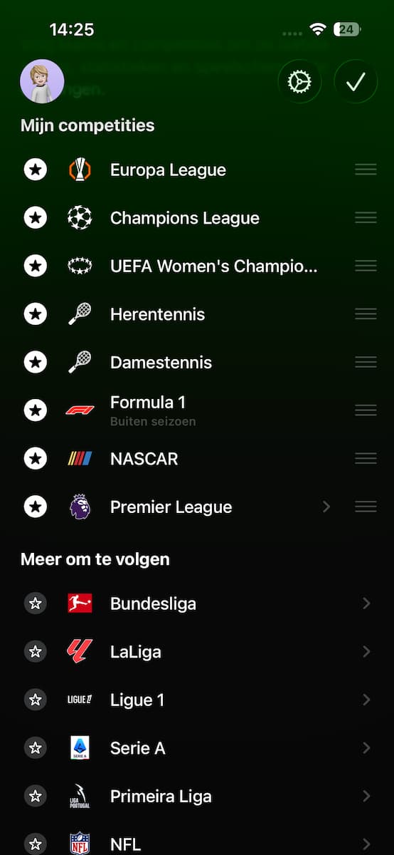 Instructiefoto: Competities