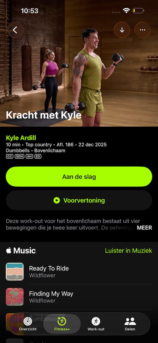 Instructiefoto: Trainen