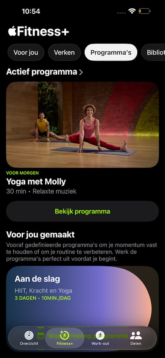 Instructiefoto: Programma's