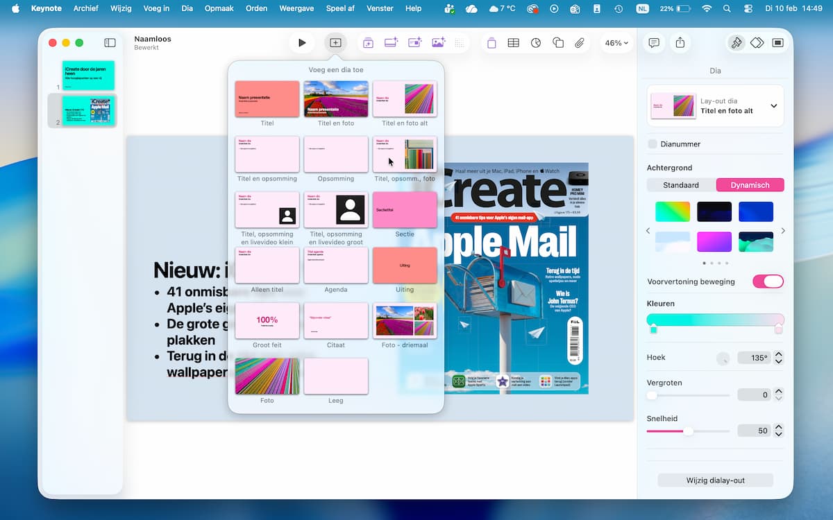 Instructiefoto: Dia's