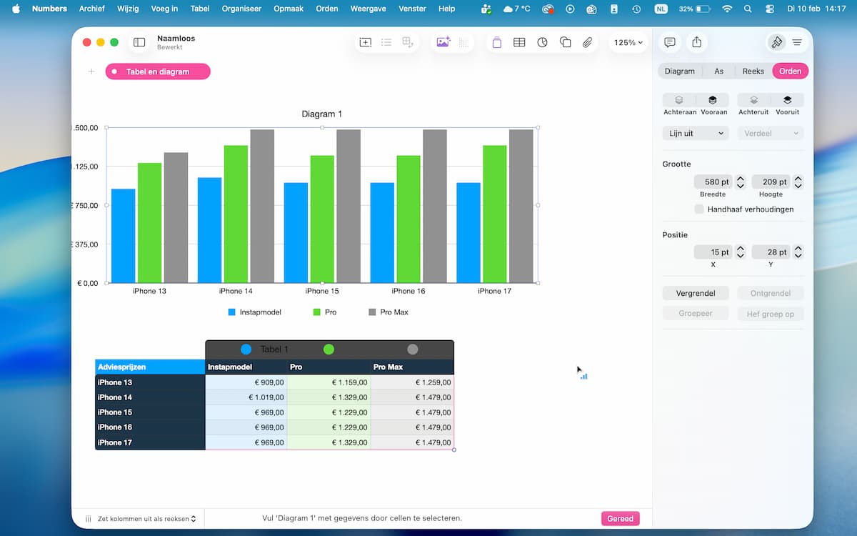Instructiefoto: Diagram