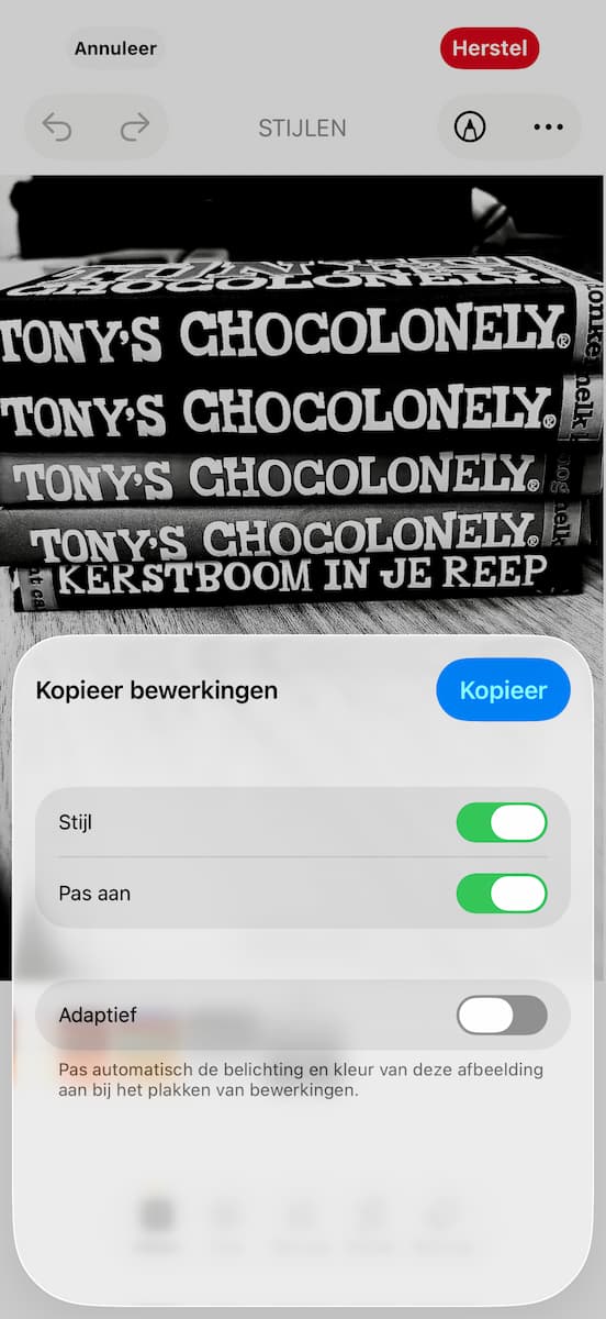 Instructiefoto: Kopieer bewerkingen
