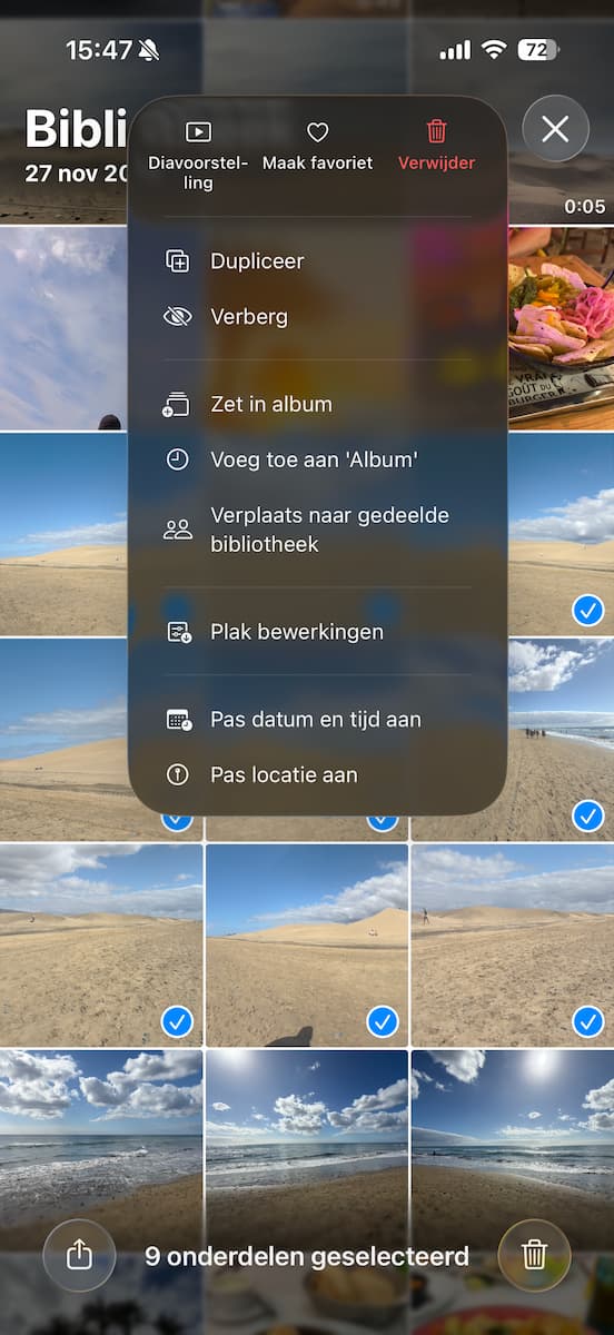 Instructiefoto: In batch