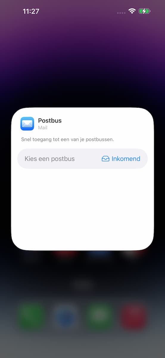 Instructiefoto: Postbus