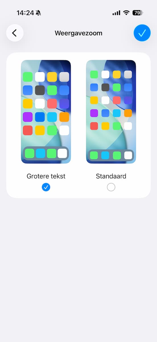Instructiefoto: Weergavezoom