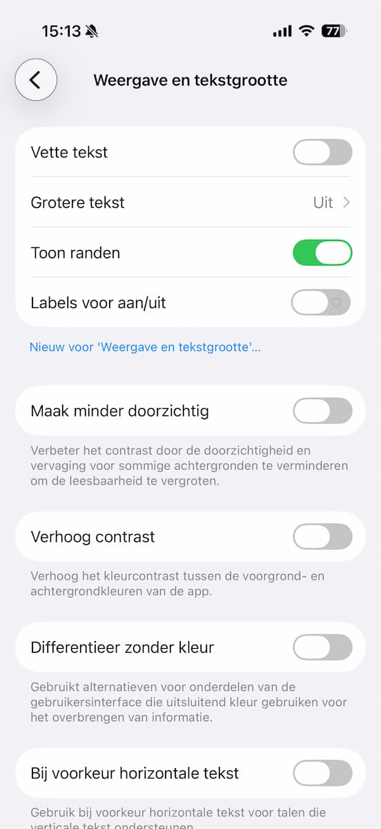 Instructiefoto: Randje