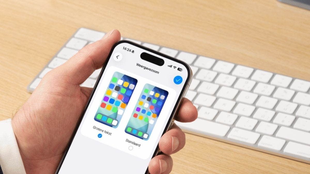 Grotere tekst op je iPhone