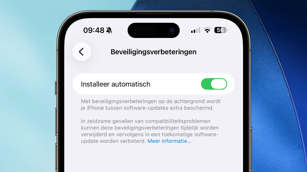 Instellingen voor Beveiligingsupdates