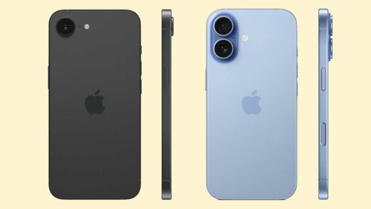 iPhone 17e naast iPhone 17