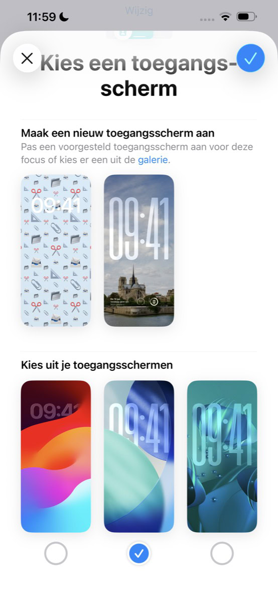 Ontwerpen voor vergrendelscherm