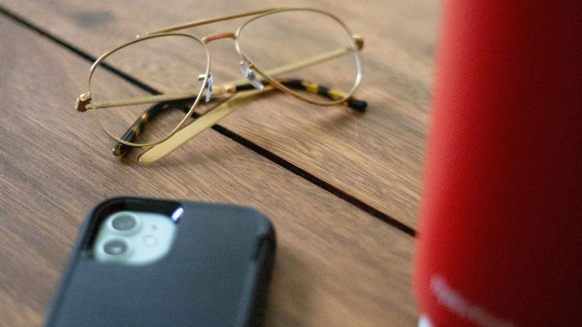 iPhone en bril