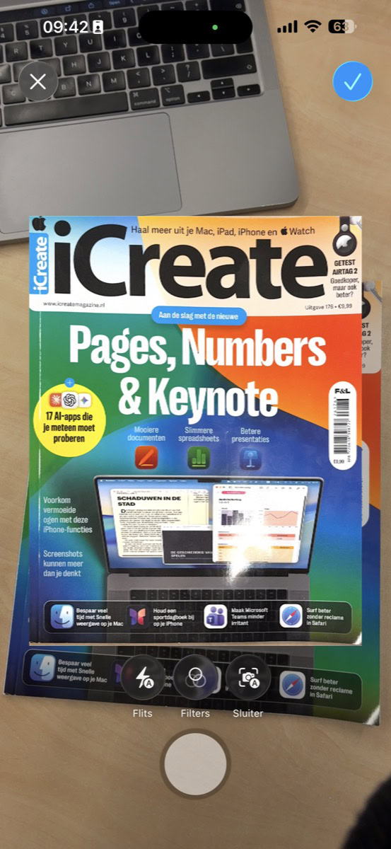 Gemaakte scan van cover iCreate 176