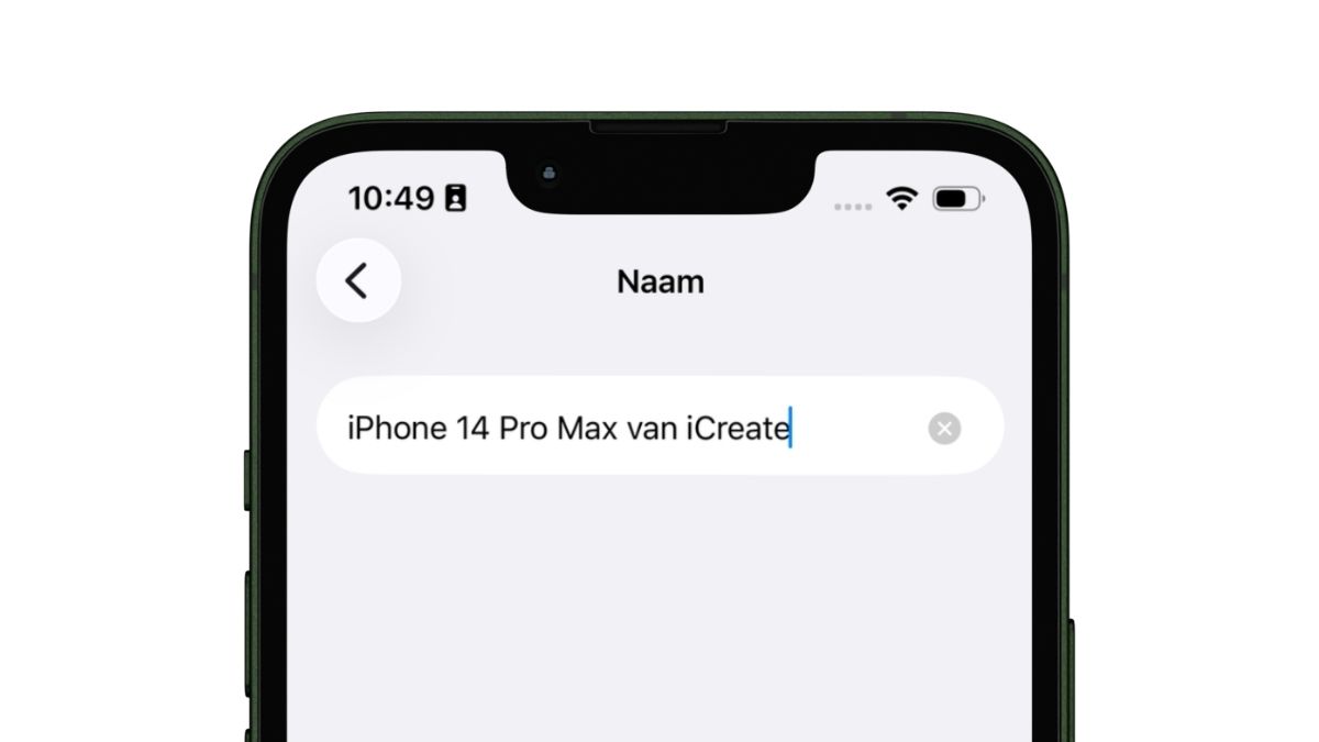 iPhone naam